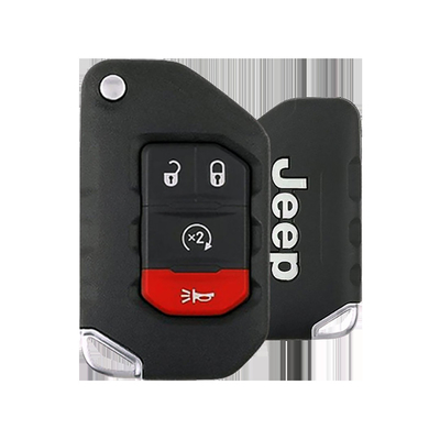 Red And Black Car Remote Starter And Alarm System For Wrangler JL