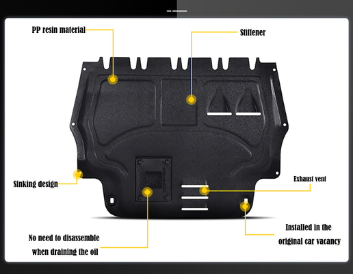 Universal Automotive Skid Plates Wear Resistant High Toughness