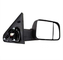 Weatherproof Black Side View Mirrors Car Exterior Mirror Plane Glass For Dodge Ram