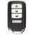 Honda Keyless Entry Vehicle Remote Key Car Smart Key Fob 6.6*3.6CM 4 Buttons