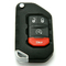 5pcs 6 Buttons Jeep Wrangler Remote Car Smart Key Mopar Performance Parts